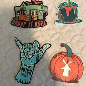 Dutch Bros Halloween Sticker Collection